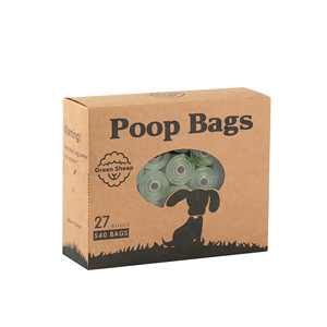 Kantong Kotoran Anjing & Kucing Biodegradable Tebal Custom Epi dengan Pegangan, Model Mulut Datar, Dispenser Kantong Kotoran Sekali Pakai - Product Image 2