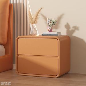 Pháp Sang Trọng Ý Đôi Ngăn Kéo Rắn Gỗ Bàn Đầu Giường Phòng Ngủ Hiện Đại Đồ Nội Thất Da Tủ Lưu Trữ Căn Hộ Bệnh Viện - Product Image 5