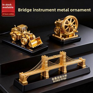 Adornos Personalizados <span class=keywords><strong>de</strong></span> Modelos <span class=keywords><strong>de</strong></span> Puentes en Stock, Recuerdos Culturales Creativos Turísticos, Artesanías <span class=keywords><strong>de</strong></span> Metal <span class=keywords><strong>de</strong></span> Barandillas <span class=keywords><strong>de</strong></span> Puentes - Product Image 3