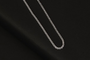 สร้อยคอคลาสสิกเงินแท้ 64% รุ่นร่วมสมัยจาก SATVA SILVER พร้อมโซ่เคลือบโรเดียมสำหรับงานปาร์ตี้ - Product Image 6