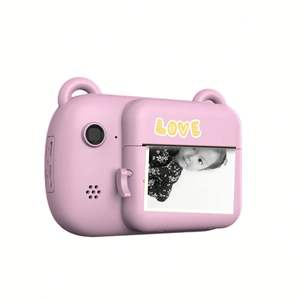 Cámara Infantil Portátil de 1000mAh con Pantalla IPS de 2.4 Pulgadas, Batería Integrada, Interfaz USB, Mini Impresora Térmica de Códigos de Barras, Infancia Feliz - Product Image 1