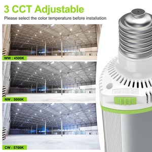 Bombilla LED de Maíz de 120W con Montaje Horizontal y Base E39 para Iluminación de Calles y Áreas, Luminaria para Almacenes, Talleres, Garajes y Gimnasios - Product Image 3