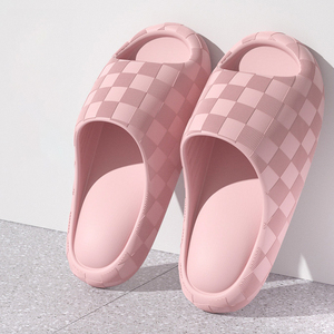 New Checks Pattern Summer Sandals Outdoor Eva Light Soft Non-Slip Sandal Man Woman <b>Slippers</b> - Product Image 3