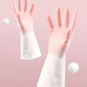 Mitaines de cuisine personnalisées OEM & ODM Gant de nettoyage ménager en PVC Gants de vaisselle réutilisables Vente en gros - Product Image 3