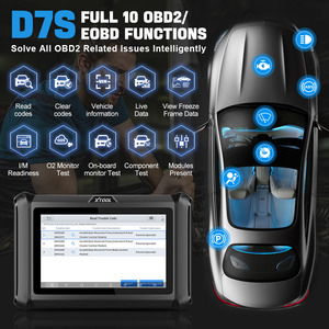 XTOOL D7S V2.0 OBD2 escáner herramientas de diagnóstico prueba bidireccional IMMO ECU código de codificación FCA DoIP 39 + reestablece la máquina de diagnóstico del coche - Product Image 6