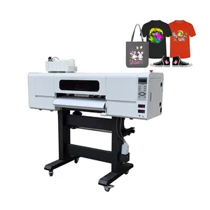 Impresora de inyección de tinta dtf de alta calidad, dispositivo de impresión de doble cabezal a 4 37, a2, a3, 60cm, 2 i3200, color negro, para epson, camiseta, película de mascota personalizada, nueva, gran oferta