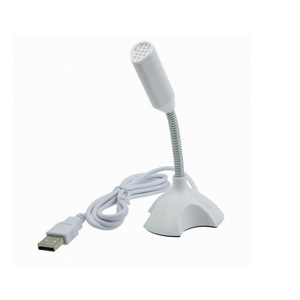 Usb Gooseneck Condenser <b>Microphone</b> <b>For</b> <b>Computer</b> Laptop Chat Recording K With Omni Directional Pickup Pattern - Product Image 2