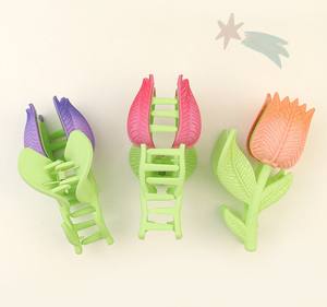 Hot Sale 10CM Flower Shape Cellulose Acetate <b>Hair</b> <b>Claw</b> Large <b>Claw</b> Clips for Thick <b>Hair</b> - Product Image 6