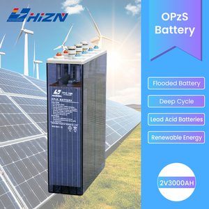Baterías Estacionarias de Plomo-Ácido <span class=keywords><strong>OPzS</strong></span> 2V 3000Ah Recargables, de Bajo Mantenimiento, para Sistemas de Energía Solar y Eólica Residenciales, UPS - Product Image 1