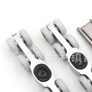 Stainless Steel Sliding Door Track F 411 3mm Wall Thickness <b>Brushed</b> Finish For Wooden Doors And Sliding Doors - Product Image 2