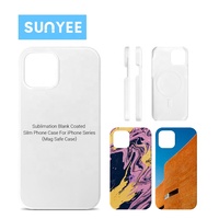 Coque de téléphone Sunyee en gros, vierge, avec revêtement 3D par sublimation, en PC, compatible avec le chargement sans fil magnétique pour iPhone 14, 15, 16 – Étui de protection