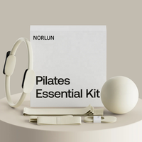 Anneau de Pilates personnalisé marron avec logo, mini-ballon souple de 20 cm, bandes élastiques en EVA, kit de fitness durable sans BPA pour la maison et la salle de sport