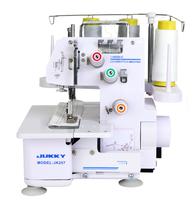 JUKKY JK-257 Promotion Machine à coudre industrielle interlock double aiguille haute vitesse, idéale pour la surjauge des articles