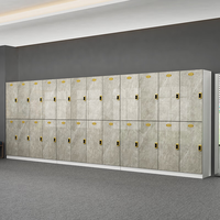 Casiers étudiants en stratifié compact HPL de bonne qualité, imperméables et ignifuges, avec hauteur réglable et serrure numérique pour écoles et gymnases