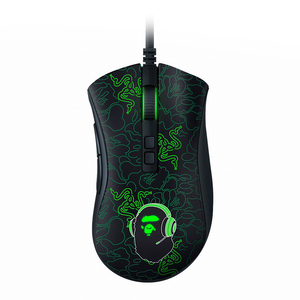<span class=keywords><strong>Razer</strong></span> X A เมาส์เล่นเกม Apape <span class=keywords><strong>DeathAdder</strong></span> V2,เมาส์ออปติคัลสำหรับเล่นเกมแบบมีสายการยศาสตร์ความละเอียด20000 DPI 8ปุ่มสั่งการเล่นเกม - Product Image 1