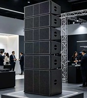 Système de sonorisation de scène professionnel de haute qualité IDL20A, 700W, 8 ohms, puissant, avec deux enceintes actives de 10 pouces en plastique, type Line Array