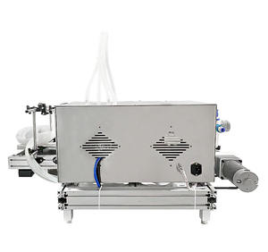 Tam otomatik 4 kafaları küçük ölçekli cam şişe flakon içecek suyu parfüm uçucu yağ sıvı dolum makinesi konveyör ile - Product Image 6