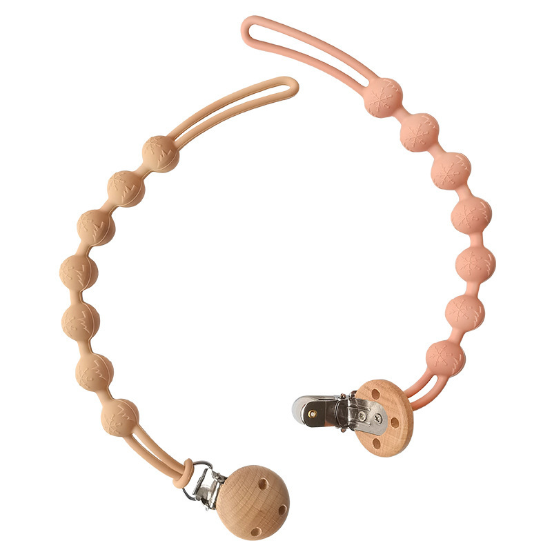New Style Chic Bohemian Style Silicone Beads Daisy Smile Face School Day Lanyard Key Chain Image 3