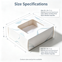 Boîte à savon personnalisée en papier blanc avec fenêtre, acceptant les commandes d'échantillons, boîte recyclable pour l'emballage de savon artisanal