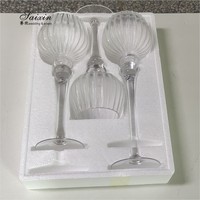 Ensemble de centre de table de mariage ZT-042, 3 pièces, bougeoir et lanterne en cristal transparent, vase floral élégant, fournitures de décoration