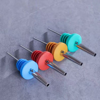 Bouchons anti-poussière Verseurs de bouteilles en acier inoxydable pour alcools et vins-Accessoires de bar Becs pour bouteilles et distributeurs