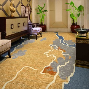 Nhà Máy Bán buôn nhà sản xuất 5 sao sang trọng thiết kế hiện đại Nylon in Thảm hành lang khách sạn thảm trong nhà tiệc hội trường thảm - Product Image 5