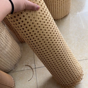 14 pouces de large PE osier bande rotin panier abat-jour matière première plastique maille ouverte rouleau rotin canne sangle - Product Image 5