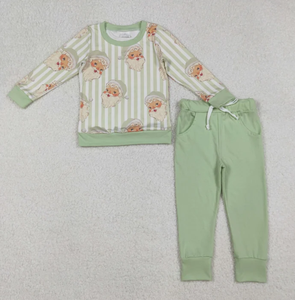 Pijama de manga larga con cremallera para bebé, estampado completo de tractor, para niños pequeños, con temática de granja - Product Image 6
