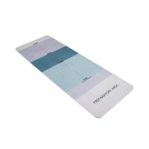 Eco-Friendly Non-Slip 6mm Thick <b>Yoga</b> Mat Soft <b>Pilates</b> Cushion Dance Pad Custom Printed Suede Material - Product Image 4