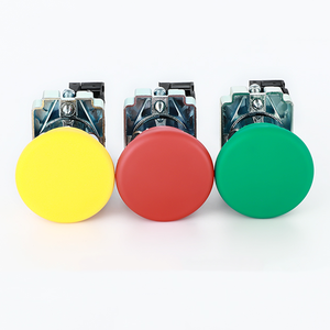 Bouton poussoir de démarrage/arrêt du moteur étanche YIJIA 22 mm XB2, tête de champignon rouge et verte - Product Image 3