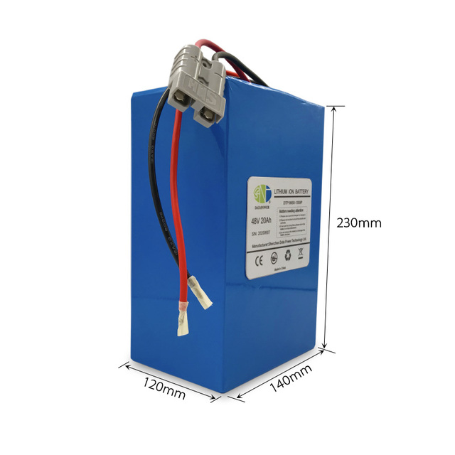 Customized 48V 20Ah 24Ah 30Ah 18650-13S8P Rechargeable Lithium Ion Rechargeable Battery Pack for E-Bike