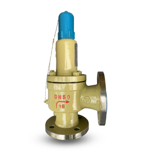 Dispositif de surpression d'huile et d'eau A41H-16C à ressort, à levage bas, de type fermé, CS DN50 PN16 - Product Image 1