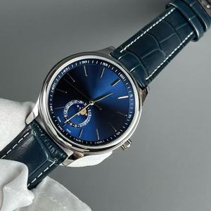 Reloj Mecánico Automático de Alta Calidad con Esfera Azul, Diseño de Fase Lunar, Resistente al Agua, Reloj Tradicional de Diseñador - Product Image 4