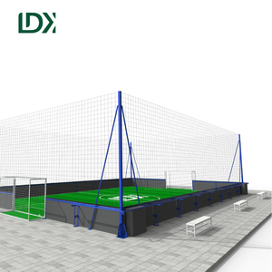 <span class=keywords><strong>Cage</strong></span> <span class=keywords><strong>de</strong></span> football durable LDK pour entraînement en salle et en extérieur, arène <span class=keywords><strong>de</strong></span> football <span class=keywords><strong>portable</strong></span> - Product Image 2