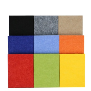 sound absorbing recycled material polyester fiber acoustic wall panels