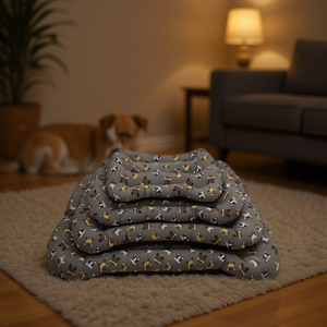 Set di quattro pezzi per cuccia per animali domestici imbottito in cotone, serie BM1290 - Product Image 3