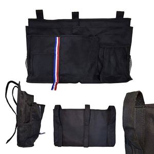Classic Foldable Eco-Friendly Polyester Bedside Caddy Large <b>Remote</b> <b>Control</b> Organizer 48x31x6.5cm Convenient <b>Storage</b> Sundries - Product Image 3