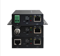 Convertidor PoE de 500 Metros 10/100Mbps de un Solo Puerto Ethernet y Alimentación a través de 2 Cables, Extensor PoE de Par Trenzado para Cámaras IP