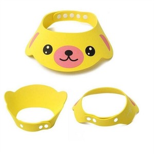 Casquette à visière avec logo personnalisé pour bébé, lavage des cheveux, shampoing sûr, <span class=keywords><strong>douche</strong></span>, bain, protection du bain, bonnet souple réglable, bonnets de <span class=keywords><strong>douche</strong></span> pour bébé - Product Image 2