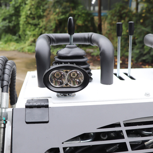 Remote Winter Snow Blower Mini Skid Steer Loader Crawler Loader Front Loader Euro5 Gasoline Engine <b>Tracked</b> PLC Motor <b>Pump</b> - Product Image 4