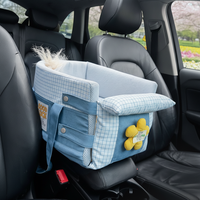 Coussin de voyage universel pour animaux de compagnie, lit de console pour voiture, petit chien, chat, coussin de sécurité pour véhicule, lit doux et confortable, accessoire de voyage