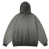 Sweats à capuche pour hommes Pullover Pullover à capuche avec lettres imprimées dégradées Pullover pour hommes Loose Punk Casual Hoodie