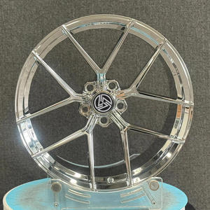 Rueda Cromada de 1 Pieza 5x114.3 5x120 5x112, Rin Forjado Personalizado de 17 18 19 20 21 22 23 Pulgadas, Apto para BMW, Audi, Mercedes AMG - Product Image 1