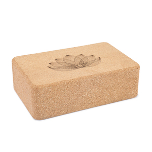 2 упаковки с 1 ремешком для йоги высокой плотности, твердый натуральный пробковый кирпич для йоги с удобными краями и блоком - Product Image 3