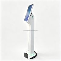 Terminal de Autoservicio Personalizable de 24 Pulgadas, Sistema de Registro para Exposiciones, Kiosco de Impresión de Tarjetas para Eventos con Reconocimiento Facial