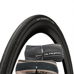 Neumático plegable para bicicleta de carretera <span class=keywords><strong>Continental</strong></span> <span class=keywords><strong>Ultra</strong></span> <span class=keywords><strong>Sport</strong></span> III 700C Racing Road, negro, marrón, 25-622, 28-622, hecho de goma - Product Image 3