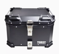 Ensemble 45L de boîtes supérieures et latérales en alliage d'aluminium pour motos