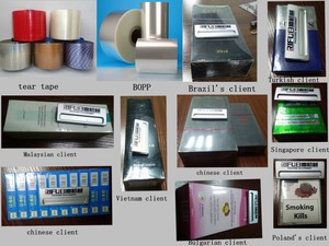 Bán Tự Động Của Nhãn Hiệu Nhỏ Giấy Bóng Kính/Kẹo/Thuốc Lá Máy Bao Bì - Product Image 2