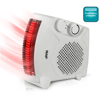 Chauffage d'appoint à ventilateur forcé avec boîtier thermique anti-chaleur, chauffage céramique PTC