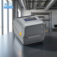 Printer Label Barcode Thermal Transfer Desktop RFID Zebra ZD621 dengan Antarmuka USB 300 DPI Tersedia untuk Pencetakan RFID UHF